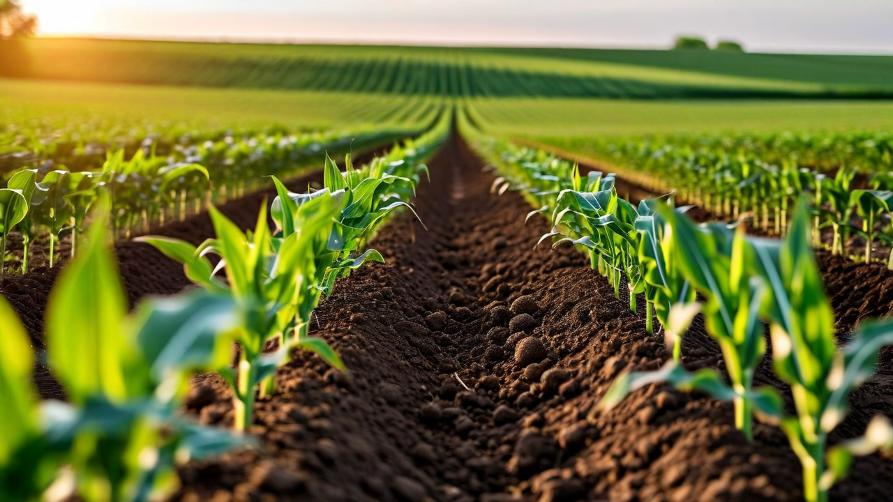 soil sensor installation in agricultural field